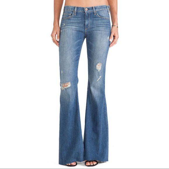 McGuire Denim Denim - McGUIRE | Galaxy Distressed Flared Jeans 26